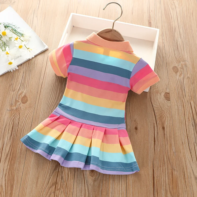 RainbowBabe – Fresh & Colorful – Kids' Polo Dress