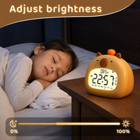 Thumbnail for CappyClock – Cute & Multifunctional – Digital Kids' Alarm Clock with Night Light