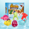 AquaGlow – Safe & Educational – Glowing Bath Toy Set