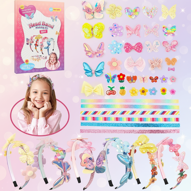DIY Headband Making Kit – Creative & Playful – Hairband Accessory Set