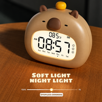 Thumbnail for CappyClock – Cute & Multifunctional – Digital Kids' Alarm Clock with Night Light