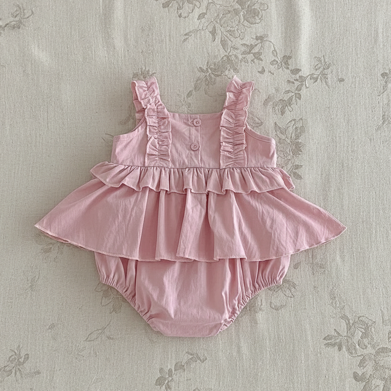 TinyBloom – Cute & Soft – Baby & Toddler Dress with Ruffles