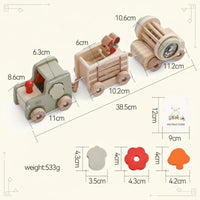 Thumbnail for TrainCount –  Classic & Educational – Wooden Montessori Train