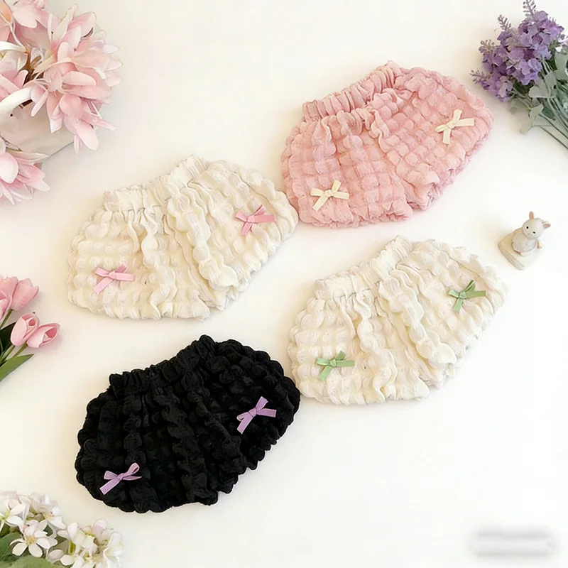 LovelyBloom – Soft & Cute – Kids' Shorts with Ruffles and a Bow