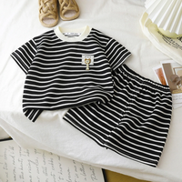 Thumbnail for Kids Stripe Outfit – Trendy & Comfortable – Summer Kids' Outfit
