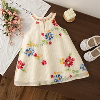 Thumbnail for MiniFlora – Lightweight & Charming – Embroidered Dress for Toddler Girls