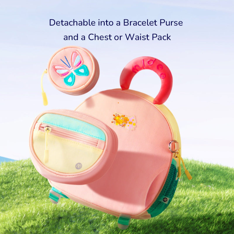 KidPack – Lightweight & Comfortable – Lightweight School Bag with Water Bottle Holder