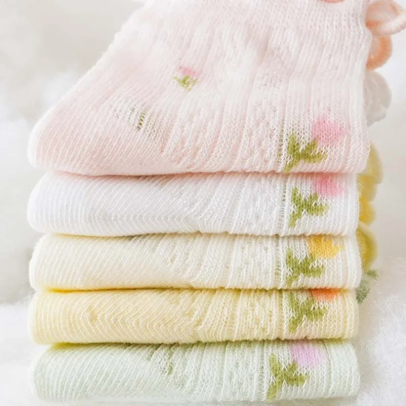 HappyToes – Colorful & Cute – Baby Socks (Set of 5)