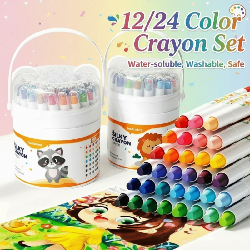 TinyArt – Educational & Safe – Water-Soluble Washable Marker Set