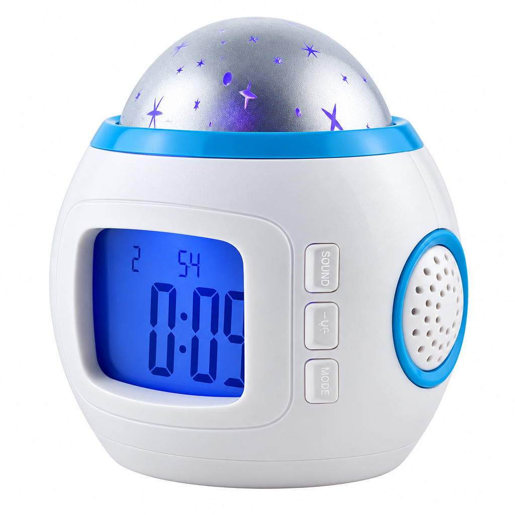 ColorTime – Colorful & Multifunctional – Digital Children's Alarm Clock with Night Light