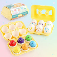 Thumbnail for Montessori 3D Eggs Puzzle – Fun for Easter - Egg Sorting Game