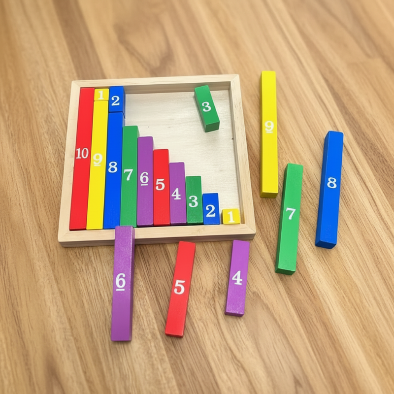 TinyMath – Educational & Informative – Wooden Number Math Board
