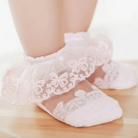 Thumbnail for BabyBliss – Comfortable & Lightweight – Baby Lace Socks