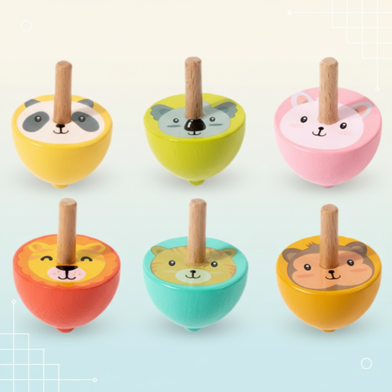 ColorSpin – Wooden & Playful – Wooden Fidget Spinner