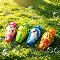 Thumbnail for BubblePals – Cheerful & Playful – Spill-Proof Mini Bubble Blower with Animal Design