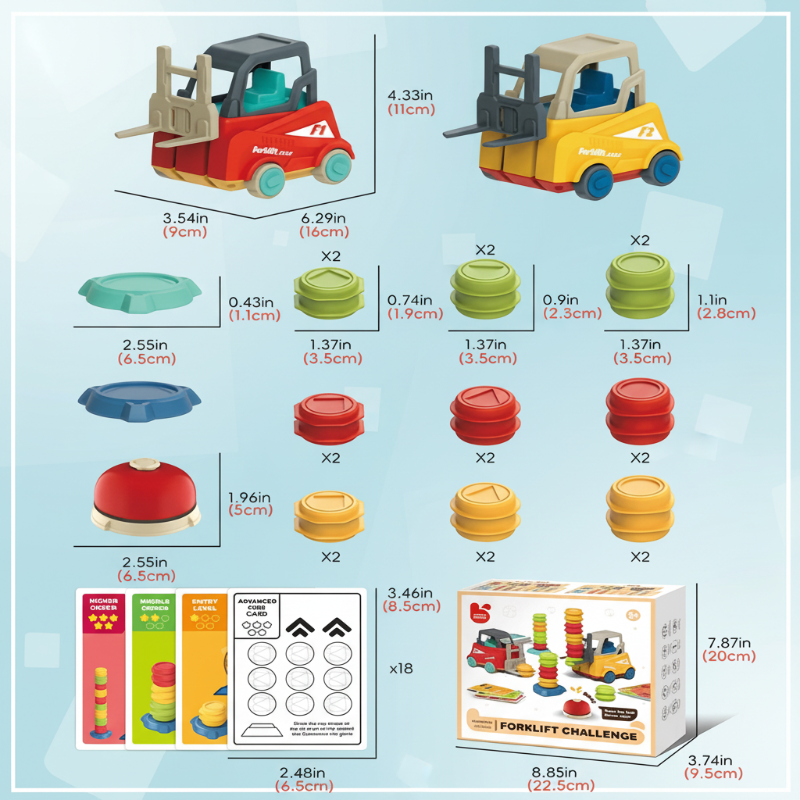LittleBuilders – Interactive & Safe – Forklift Play Set
