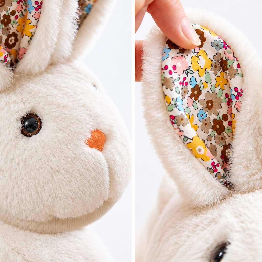 BunnyToes – Soft & Warm – Plush Rabbit Slippers
