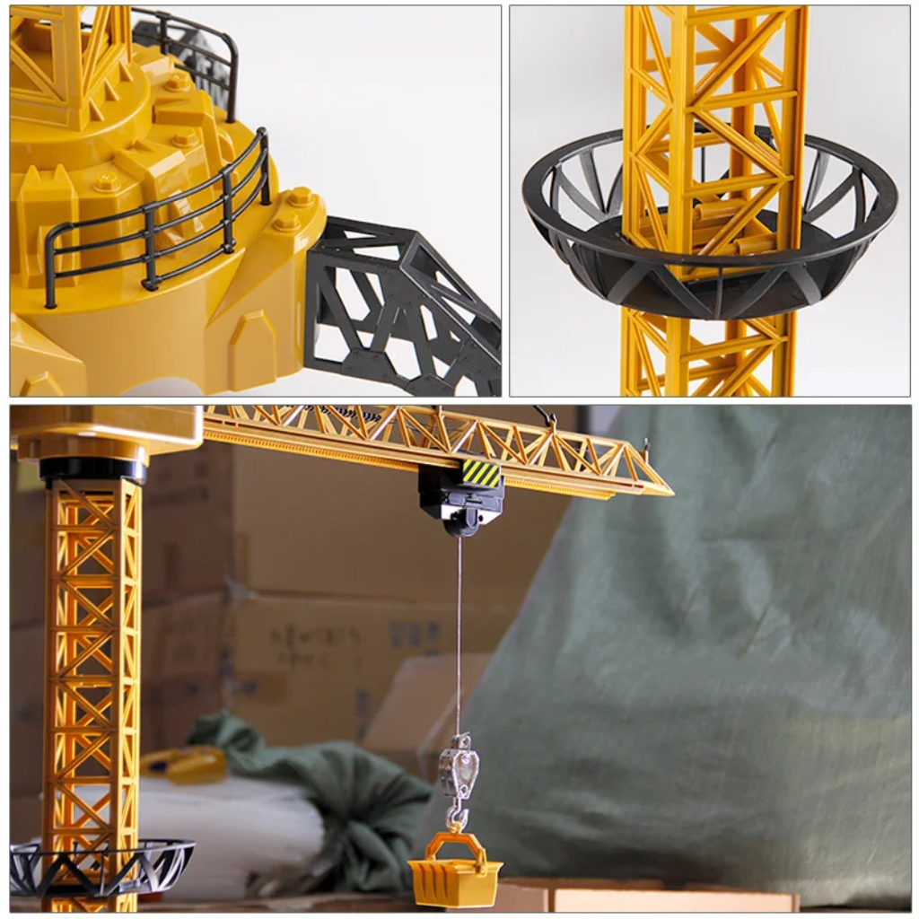 CranePro – Interactive & Realistic – RC Tower Crane Toy