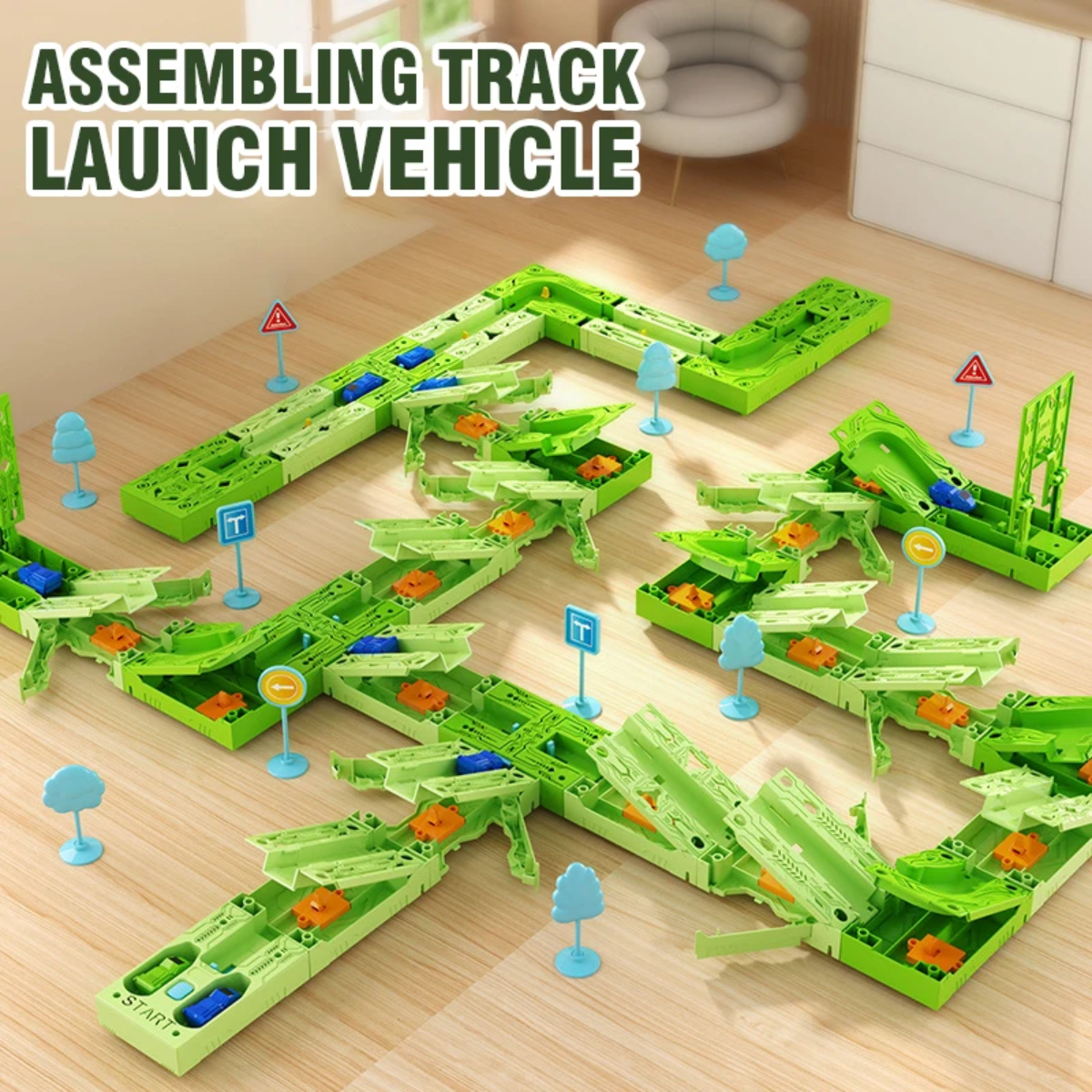 GravityRacer – Educational & Fun – DIY Vehicle Track Set
