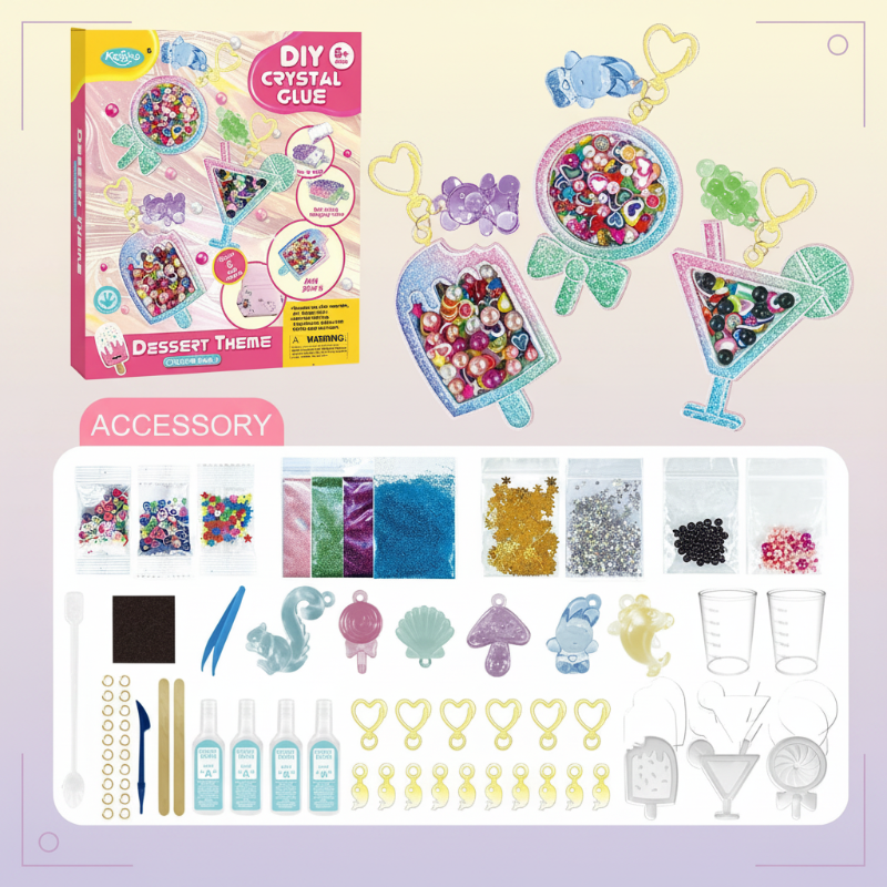 DIY Crystal Keychain Kit – Creative & Fun – Keychain Craft Kit