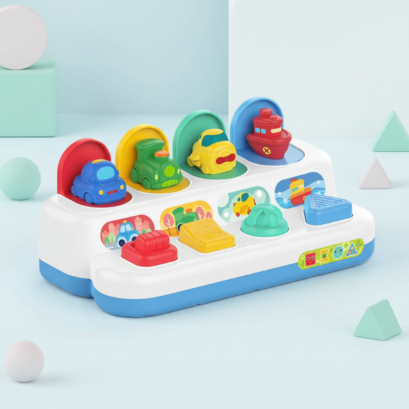 Pop Up Activity Toy – Discover & Learn – Sensory Baby Toys