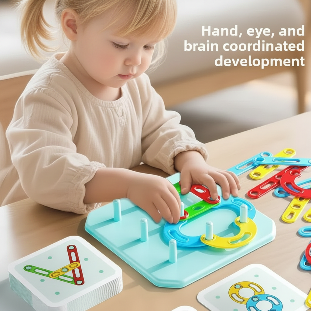 ShapeGenius – Creative & Educational – Geometric Pegboard Puzzle