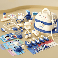 Thumbnail for Hippo Doctors Set™ - Mini Doctors in Action - Toy Doctor Set