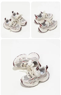 Thumbnail for Mini Fashion – Breathable & Lightweight – Bordeaux Kids' Sneaker