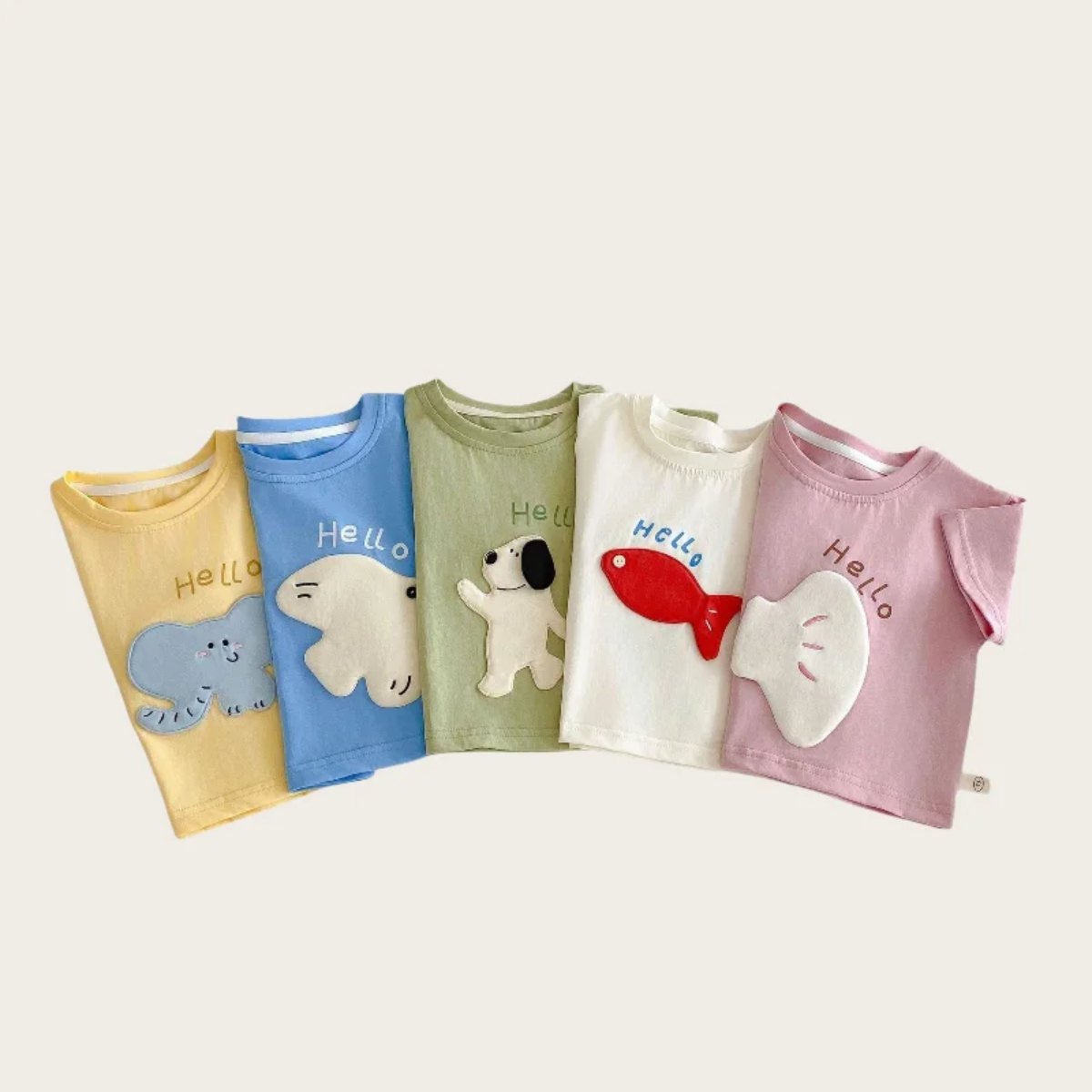 LittlePatch – Cartoon & Fun  – Kids' T-shirt with Cartoon Patches