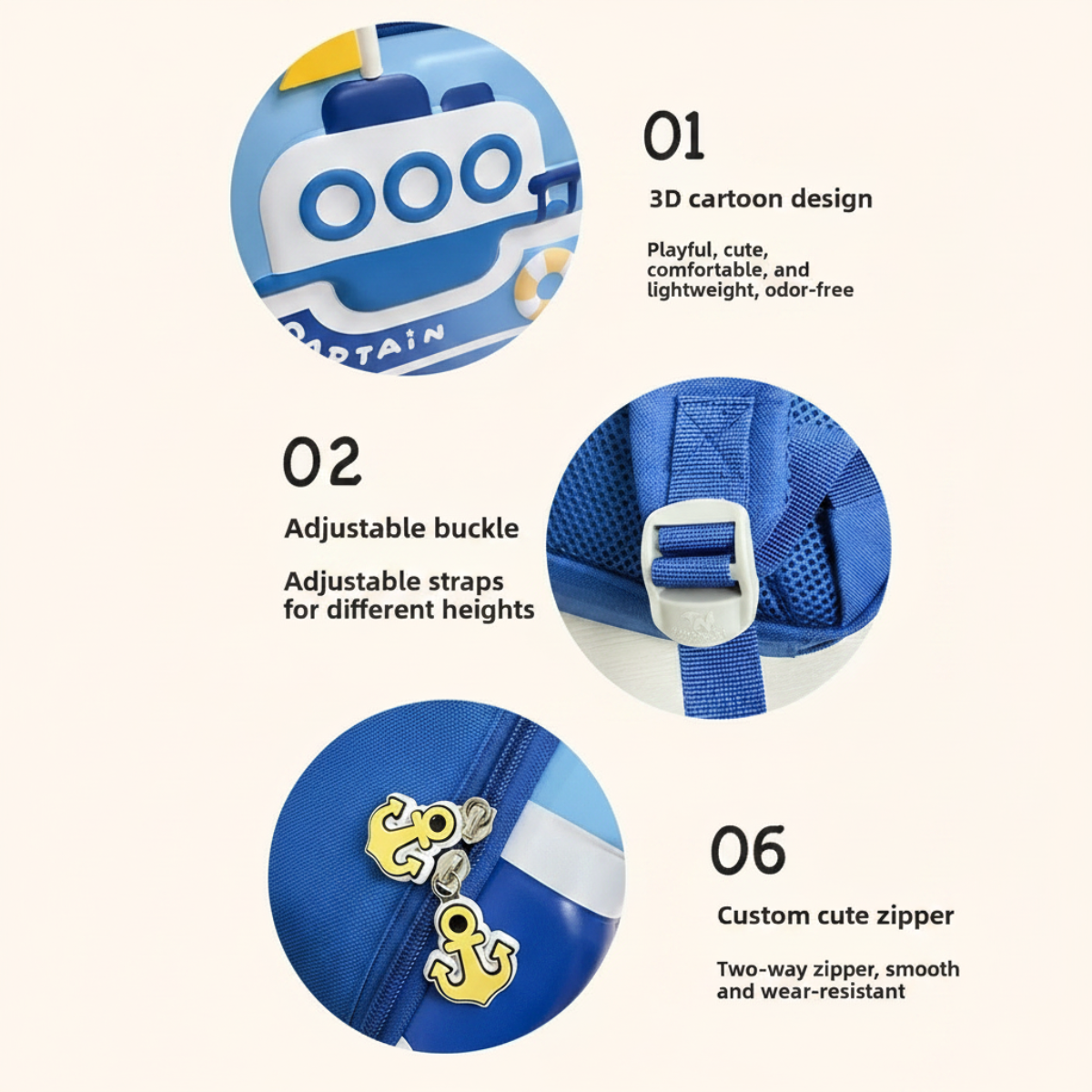 LittleCaptain – Fun & Practical – Captain Backpack