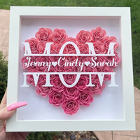 Thumbnail for Personalized Rose Shadow Box – Unique Mother's Day Gift – Personalized Rose Shadow Box