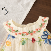 Thumbnail for MiniFlora – Lightweight & Charming – Embroidered Dress for Toddler Girls