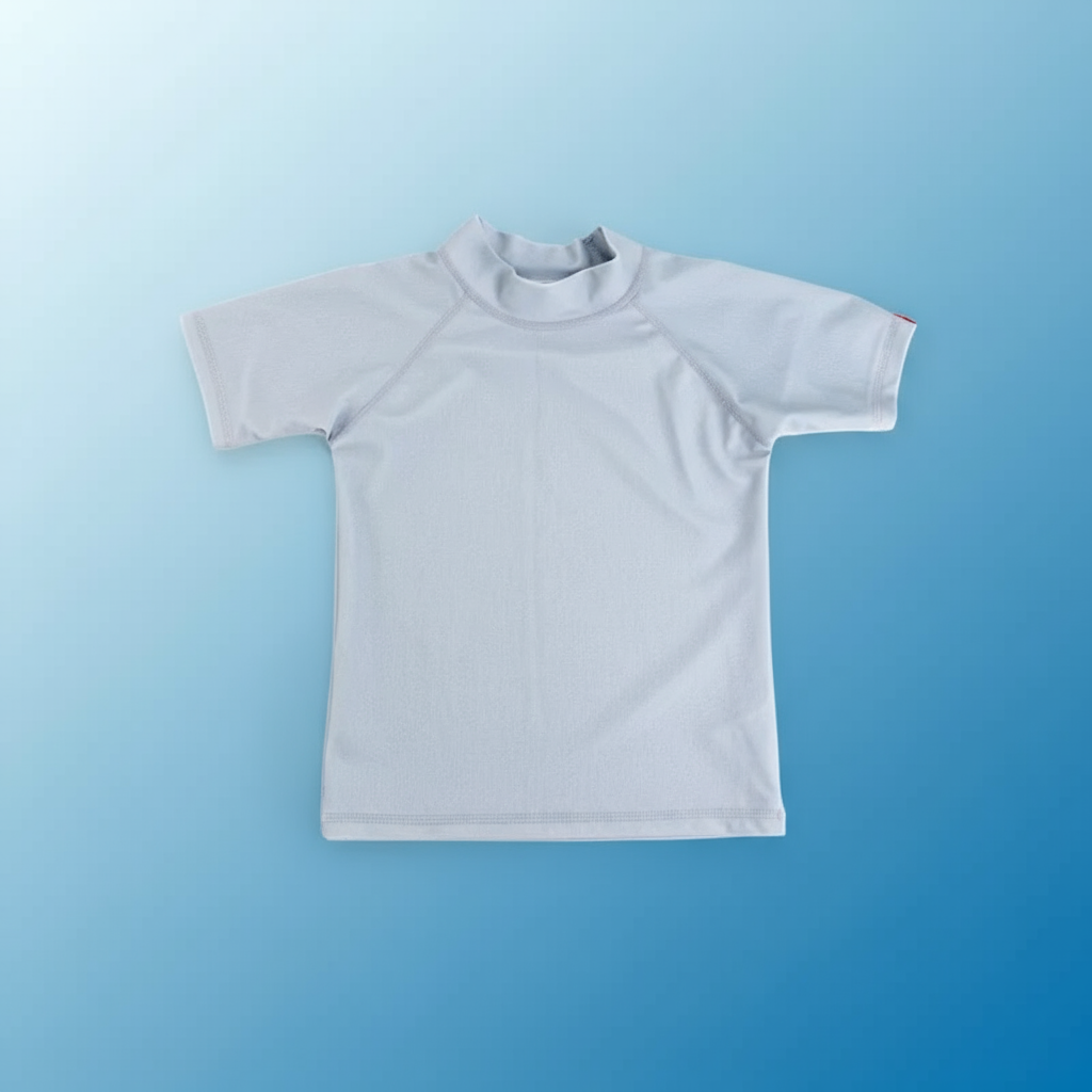 SunnyGuard – Summery & Protective – Anti-UV Children's Swim Shirt with Short Sleeves