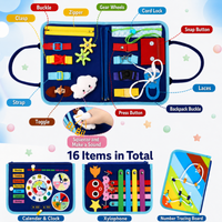 Thumbnail for 7-in-1 Busy Board – Motor Skills & Learning – Activity Board