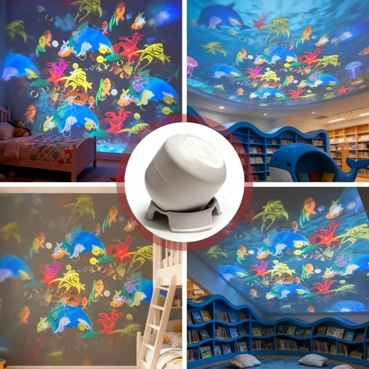 SeaDream – Fun & Educational – 360° Rotating LED Night Light