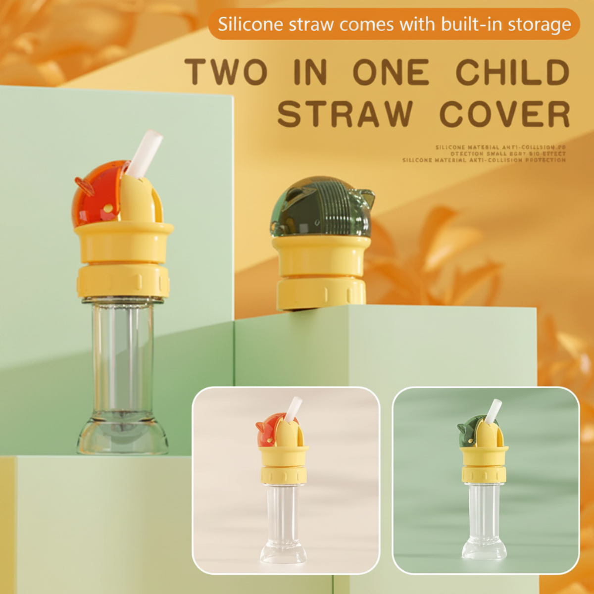 AquaSip – Drinking Fun & Practical – Reusable Bottle Cap for Kids