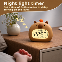 Thumbnail for CappyClock – Cute & Multifunctional – Digital Kids' Alarm Clock with Night Light