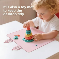 Thumbnail for BabySafe – Practical & Hygienic – Silicone Placemat with Raised Edge