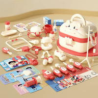 Thumbnail for Hippo Doctors Set™ - Mini Doctors in Action - Toy Doctor Set