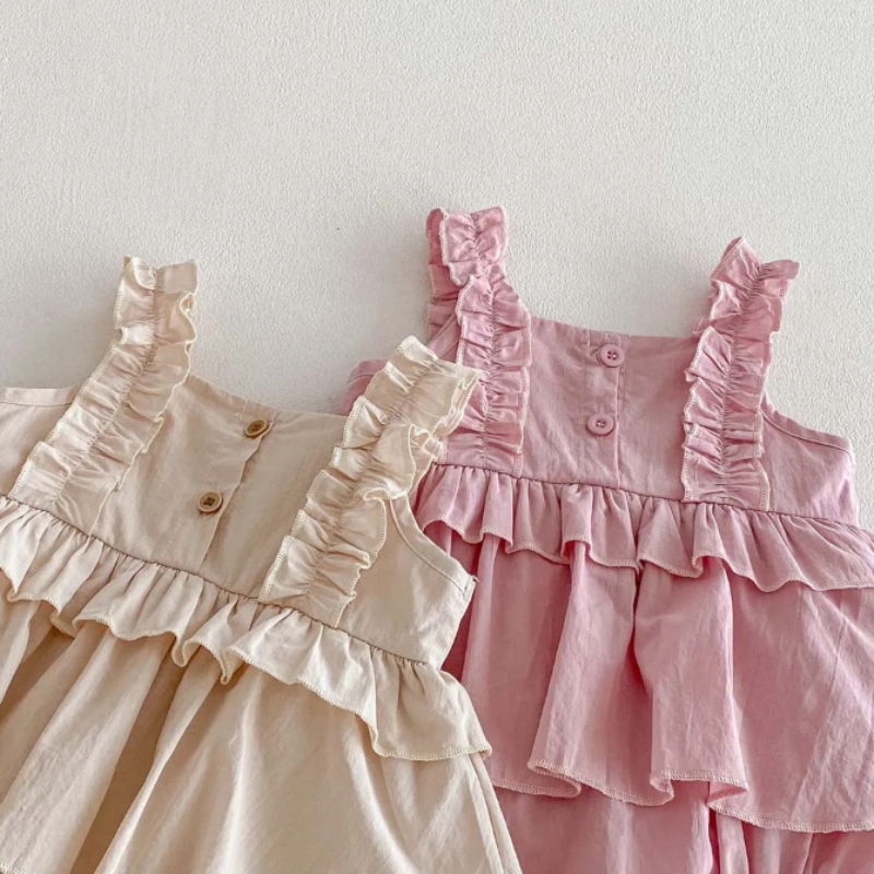 TinyBloom – Cute & Soft – Baby & Toddler Dress with Ruffles