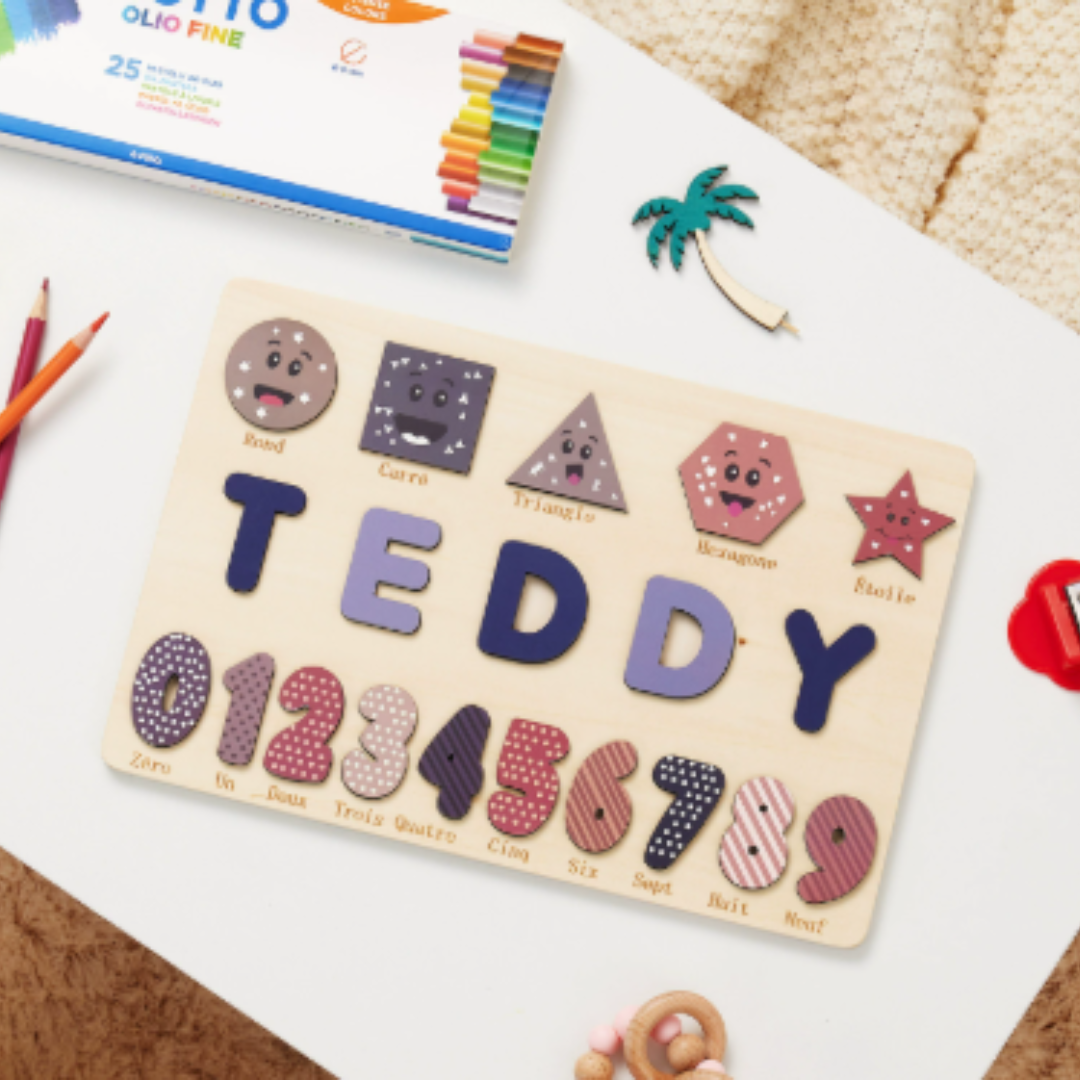Woods - Your own name tag! - Name jigsaw puzzle