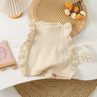 Thumbnail for LittlePetal – Cute & Comfortable – Sleeveless Girls' Cardigan with Flowers
