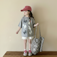Thumbnail for CatFun – Casual & Playful – Cat Print Oversized T-shirt