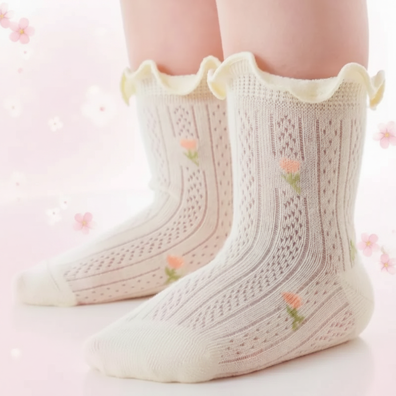HappyToes – Colorful & Cute – Baby Socks (Set of 5)