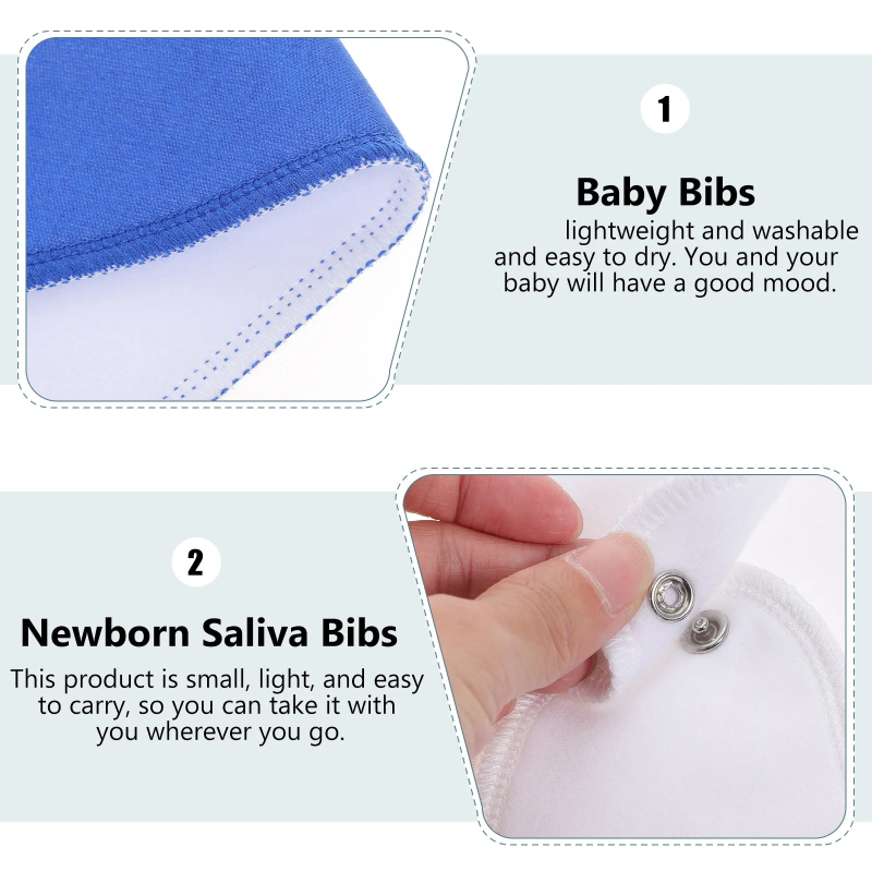 Tiny Tots – Comfortable & Practical – Baby Bibs (Set of 7)