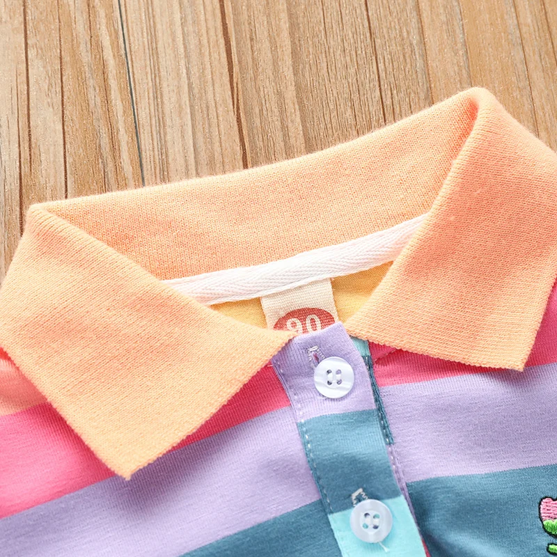 RainbowBabe – Fresh & Colorful – Kids' Polo Dress