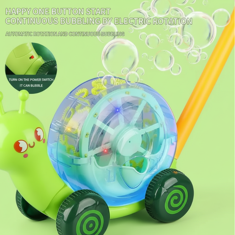BubbleBuddy – Fun & Interactive – Snail Bubble Blower