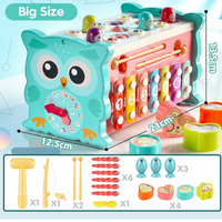 Thumbnail for Montessori Hammering Toy – Motor Skills & Learning – 8-in-1 Play Set