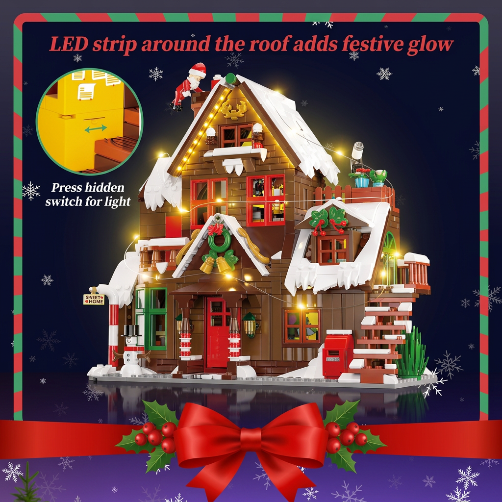 ChristmasHome – Festive & Creative – Christmas House Building Set