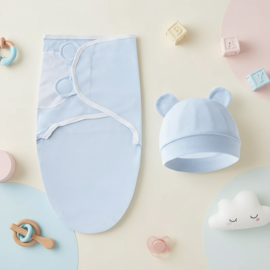 SnuggleBear – Soft & Warm – Baby Wrap Blanket